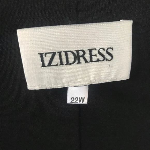 IZIDRESS COCKTAIL DRESS PARTY LACE  SLEEVE Sz 22W - Picture 8 of 8